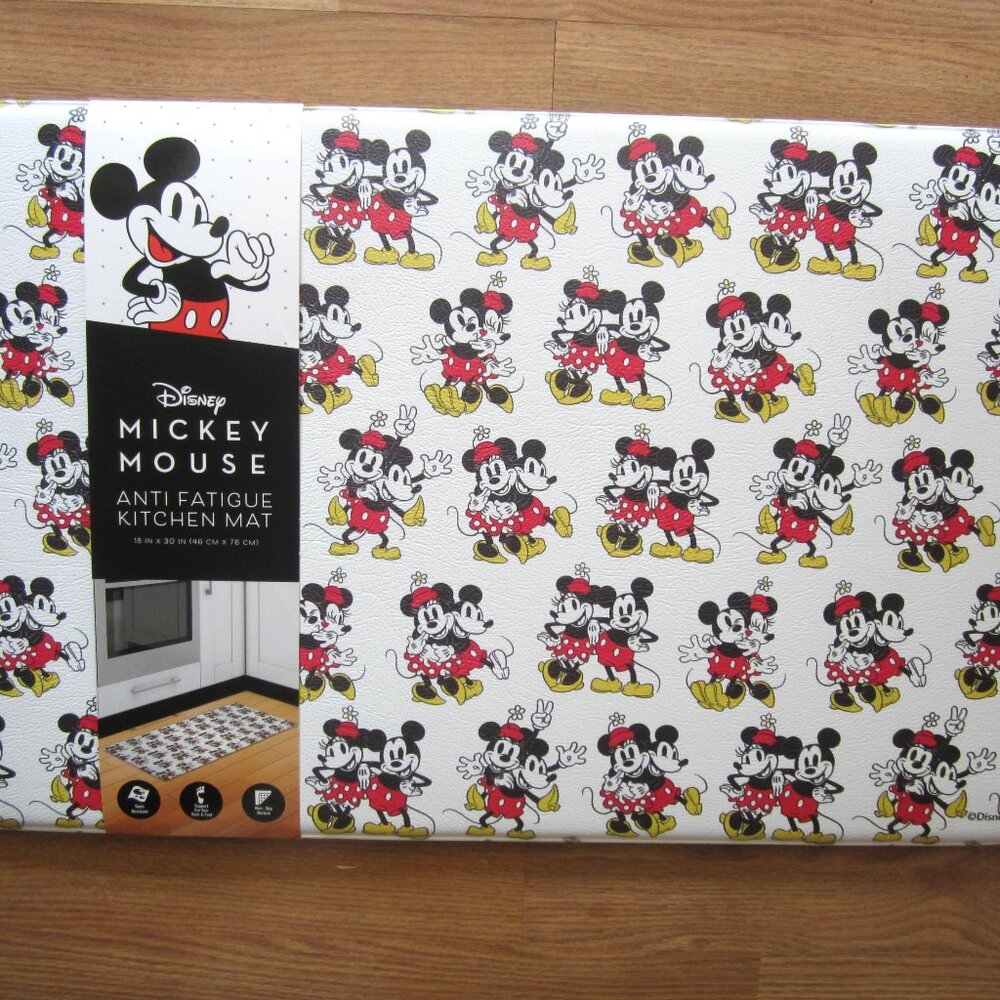 Disney Mickey Mouse Minnie Anti Fatigue Kitchen Floor Mat